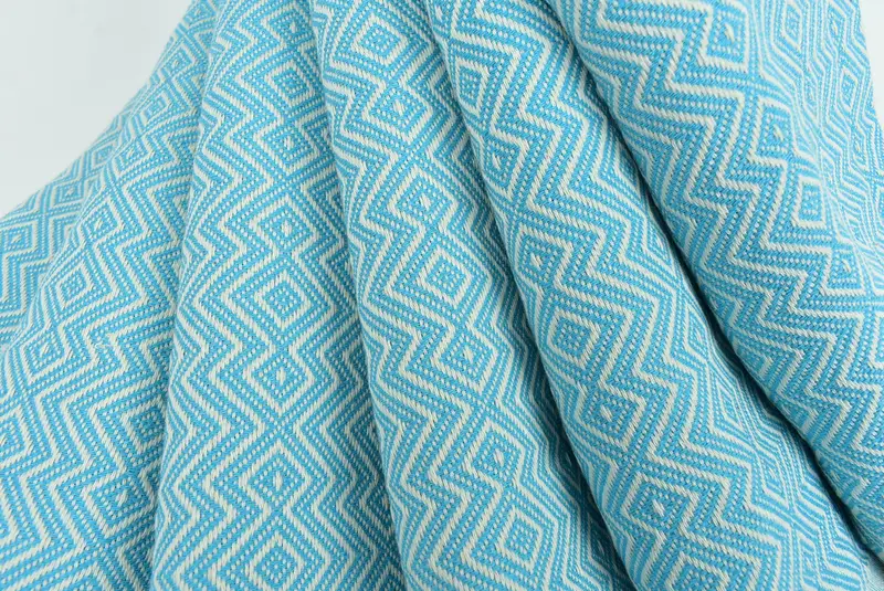 Personalized Wedding Gift For Couple, Lightweight towel, Summer Gift Ideas, 70x38 Cotton Diamond Towel, Monogram Beach Towel, Embroidered Towel - 5