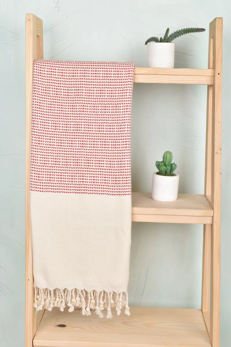 Handmade Turkish Towel, Absorbent Turkish towel, 70x40 Cotton Diamond Towel, Spa Gift, Lightweight Turkish towel, Soft towel, Custom Towel Beach - 8