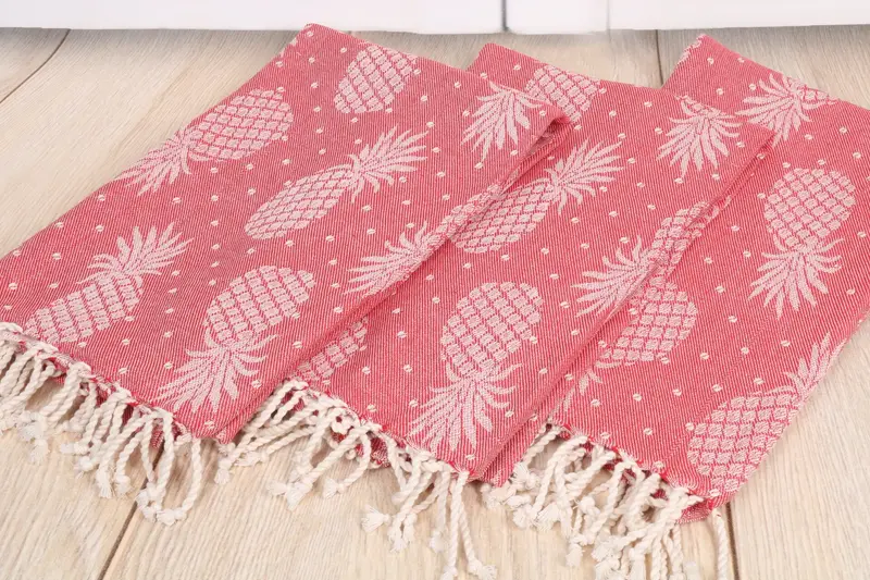 Housewarming Gift, Best Beach Towel, Custom Towel, Personalized Gift For Her, Cute Beach Towel, 80x40 Cotton Pineapple Design Towel, Travel towel - 7