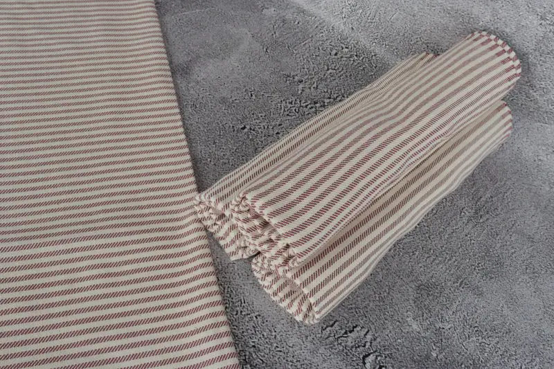 Small Bath Towels, Custom Hand Towel, Beach Wedding Favor, Custom Gifts, Wedding Gift, Bridal Shower Gift, 40x24 Cotton Striped Towel, Guest Towel - 8