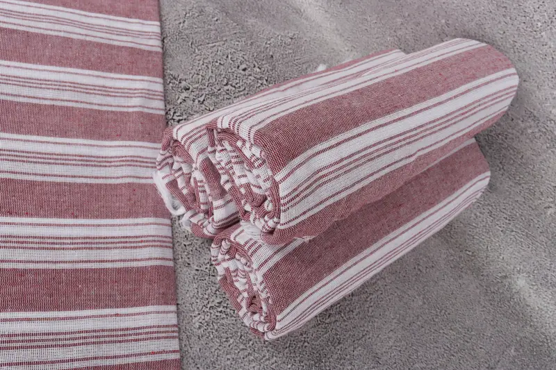 Lightweight Turkish towel, Personalised Gift, Monogrammed Beach Towel, Beach towel, 70x40 Cotton Striped Towel, Large Beach Towel Personalized - 8
