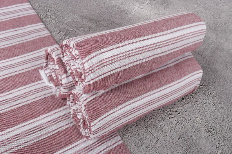 Lightweight Turkish towel, Personalised Gift, Monogrammed Beach Towel, Beach towel, 70x40 Cotton Striped Towel, Large Beach Towel Personalized - 7
