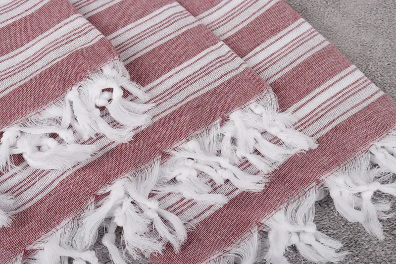 Lightweight Turkish towel, Personalised Gift, Monogrammed Beach Towel, Beach towel, 70x40 Cotton Striped Towel, Large Beach Towel Personalized - 5