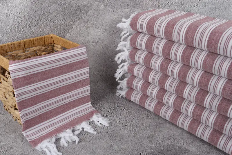Lightweight Turkish towel, Personalised Gift, Monogrammed Beach Towel, Beach towel, 70x40 Cotton Striped Towel, Large Beach Towel Personalized - 3