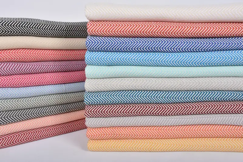 Bedspread, Organic Throw, Turkish Towel Blanket, 92x76 Cotton Chevron Towel, Throw Blanket, Bachelorette Gifts, Sofa Cover, Extra Large Tablecloth - 3