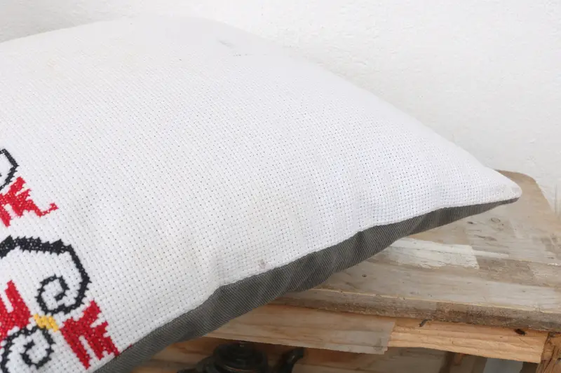 Pillow for Sofa, Throw Kilim Pillow, Cushion Cover, Ethnic Throw Pillow, 16x16 White Cushion Case, Garden Cushion Case, Kilim Pillow - 6