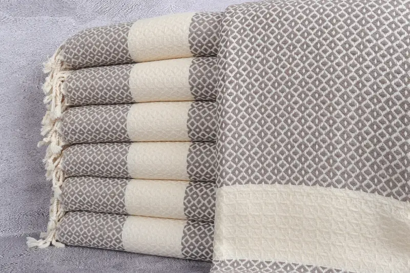 Scarf Towel, Quick-dry towel, Turkish Towel Bulk, 70x40 Cotton Geometric Towel, Bachelor Bachelorette Party Favors, Customized Towels, Soft towel - 1