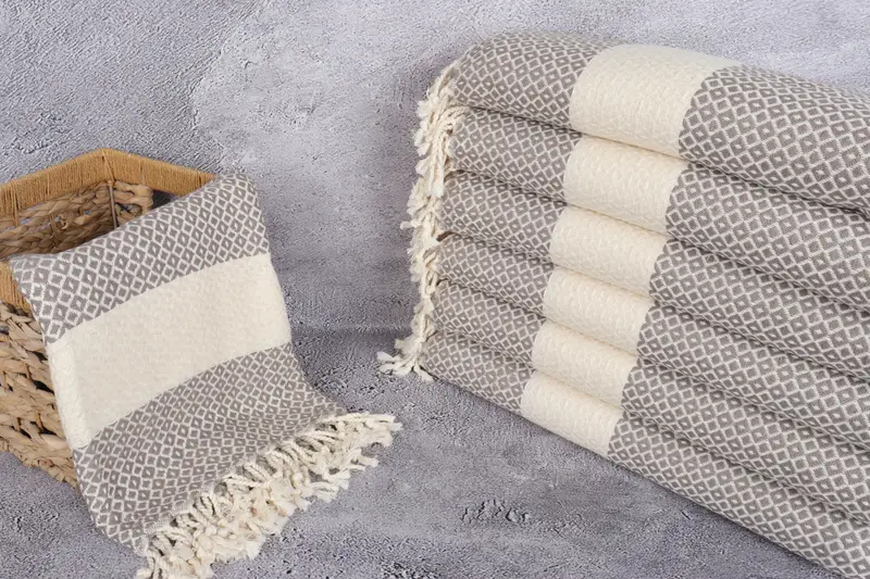 Scarf Towel, Quick-dry towel, Turkish Towel Bulk, 70x40 Cotton Geometric Towel, Bachelor Bachelorette Party Favors, Customized Towels, Soft towel - 3
