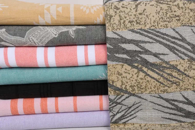 Handmade Gift, Organic Towel, Best Beach Towel, 70x40 Cotton Set of 8 Towel, Monogram Beach Towel, Customized Towels, Hammam Towel USA, Travel Towel - 1