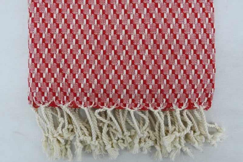 Embroidered Towel, Thin towel, Summer Towel, Bachelorette Party Gifts, 68x40 Cotton Geometric Towel, Lightweight Turkish towel for beach, Peshtemal - 5