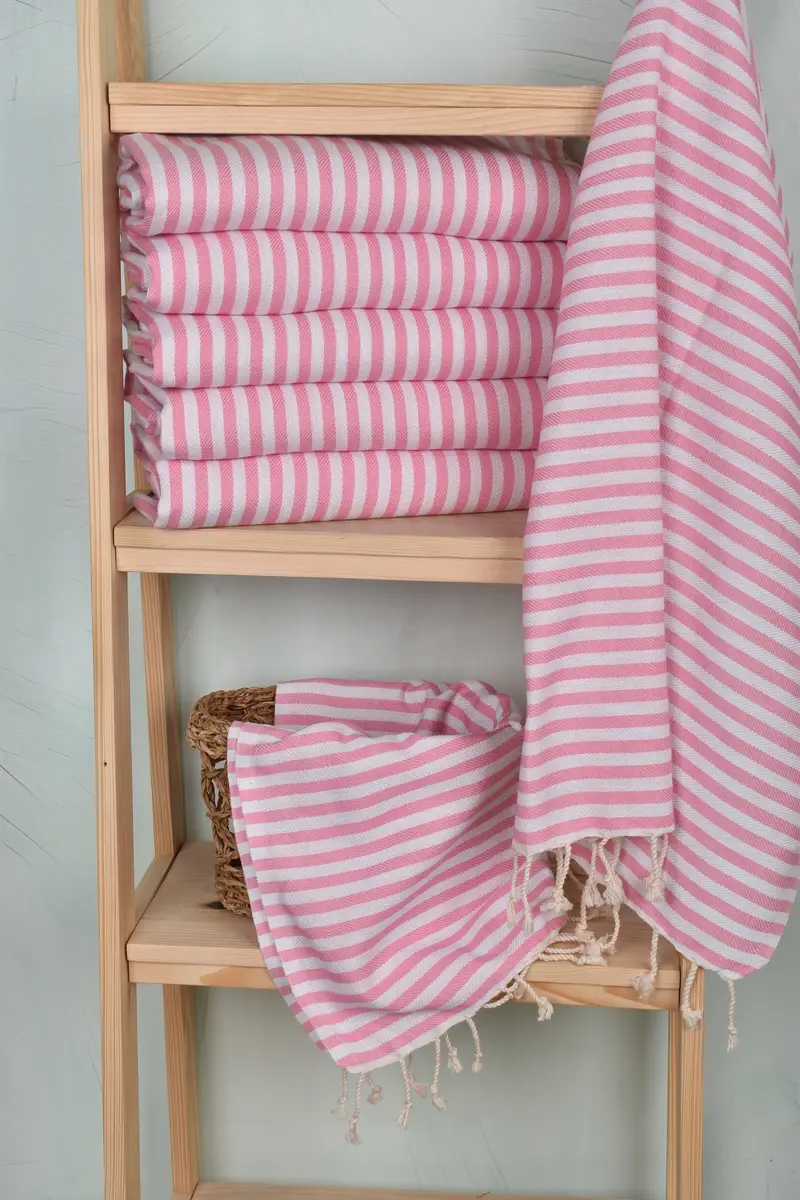 Gift For Him, Bachelor Towel, Monogrammed Hand Towel, 40x18 Cotton Striped Towel, Personalized Gift, Wedding Favors, Wedding Day Gift For Bride - 3