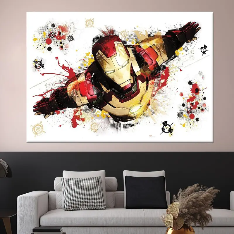 Iron Man Watercolor, Iron Man Painting, Avengers, Superhero Print, Iron Man Print, Marvel Iron Man Poster, Kids Room Art, Nursery Decor Art - 2