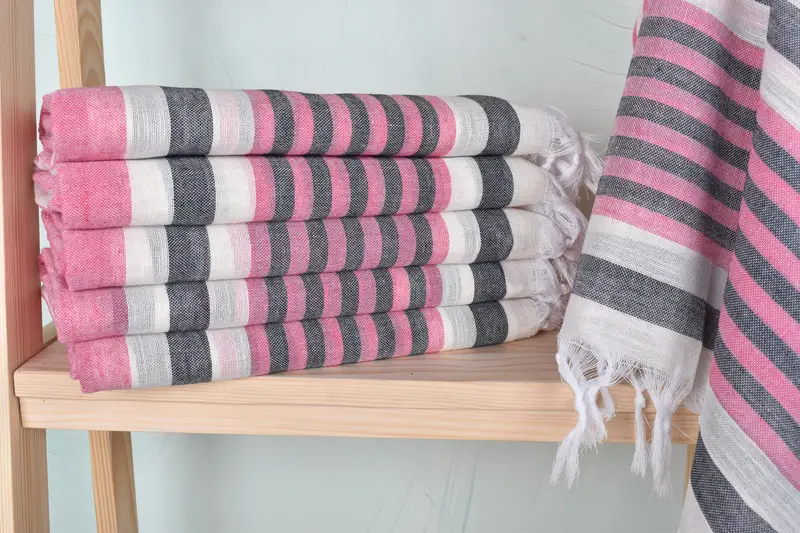Bridal Gifts, 68x40 Cotton Striped Towel, Turkish Towel Beach, Soft towel, Lightweight Turkish towel, Bachelorette Towel, Peshtemal Towel USA - 1