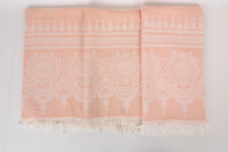 Personalized Turkish Towel, Boyfriend Christmas Gift, Spa Towel, Absorbent Turkish towel, Organic Turkish towel, 74x36 Cotton Floral Patterned Towel - 8