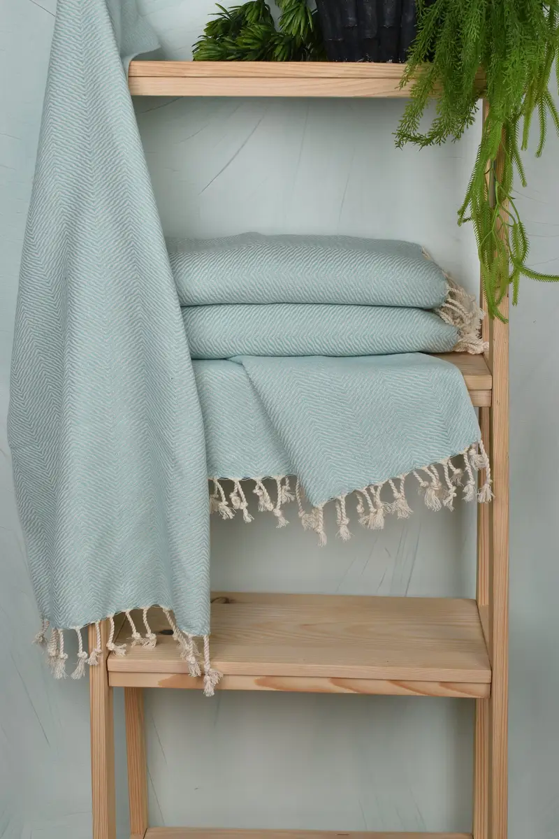 40x20 Cotton Chevron Towel, Personalized Dish Towel, Turkish Towel Hand Towel, Kitchen Towel, Best Wedding Gift, Customized Towels, Decorative Towel - 6