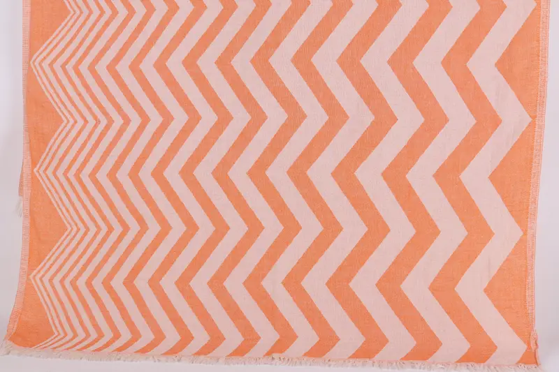 Unique Wedding Gift, Gift For Her, 70x40 Cotton Zigzag Design Towel, Custom Towel, Custom Name Towel, Bachelorette Party Gifts, Maid Of Honor Gift - 1