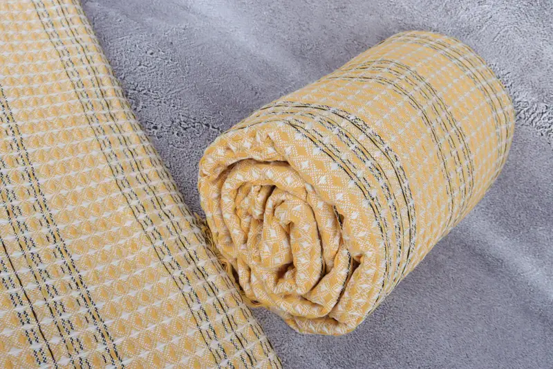 Extra Large Tablecloth, 96x70 Cotton Striped Towel, Turkish Blanket, Memorial Gift, Personalized Blanket, Custom Wedding Gifts, Turkish Bedcover - 8