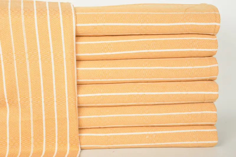Monogram Towels, Custom Wedding Gifts, Bathroom Towels, 36x18 Cotton Striped Towel, Personalized Gifts, Engagement Gift, Personalized Kitchen Towel - 1