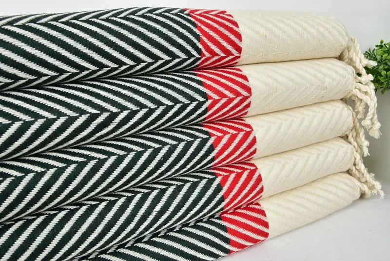 Hammam Towel USA, Embroidery Towel, Bridesmaid Gifts, Personalized Towel, Yoga Towel, Embroidery Towels, 84x38 Cotton Striped Towel, Handmade Gift - 3