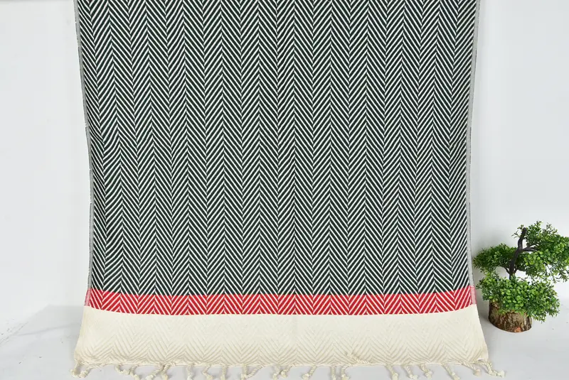 Hammam Towel USA, Embroidery Towel, Bridesmaid Gifts, Personalized Towel, Yoga Towel, Embroidery Towels, 84x38 Cotton Striped Towel, Handmade Gift - 7