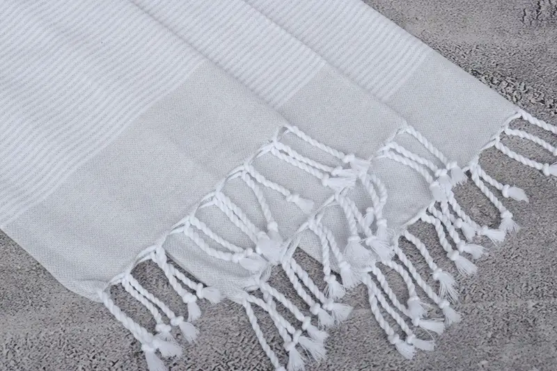 Turkish Towel Monogram, Bridesmaid Gift Towel, Small Bath Towels, Personalized Gift, Spa Towel, 40x18 Cotton Striped Towel, Turkish Towel Hand Towel - 5