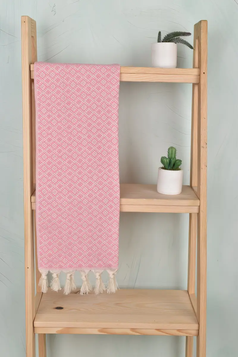 Gift For The Home, Gym Towel, Bridesmaid Gifts, Gift For Her, Wedding Gift, Guest Towel, 36x20 Cotton Diamond Towel, Bathroom Towel, Bathroom Towels - 8