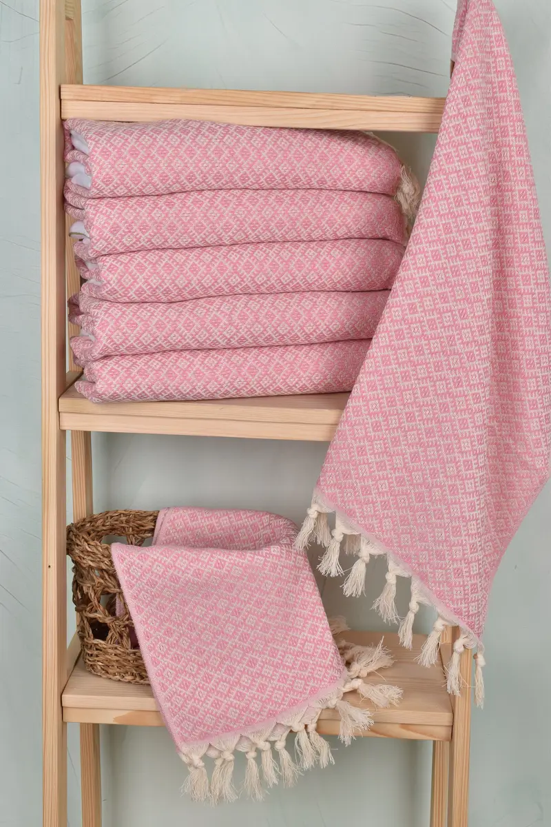 Gift For The Home, Gym Towel, Bridesmaid Gifts, Gift For Her, Wedding Gift, Guest Towel, 36x20 Cotton Diamond Towel, Bathroom Towel, Bathroom Towels - 3