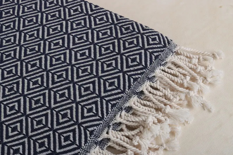 Large Turkish Towel, Beach Theme Wedding Gift, Fouta towel, Yoga Towel, Bachelorette Party Favor, 70x40 Cotton Diamond Towel, Wedding Gift - 4