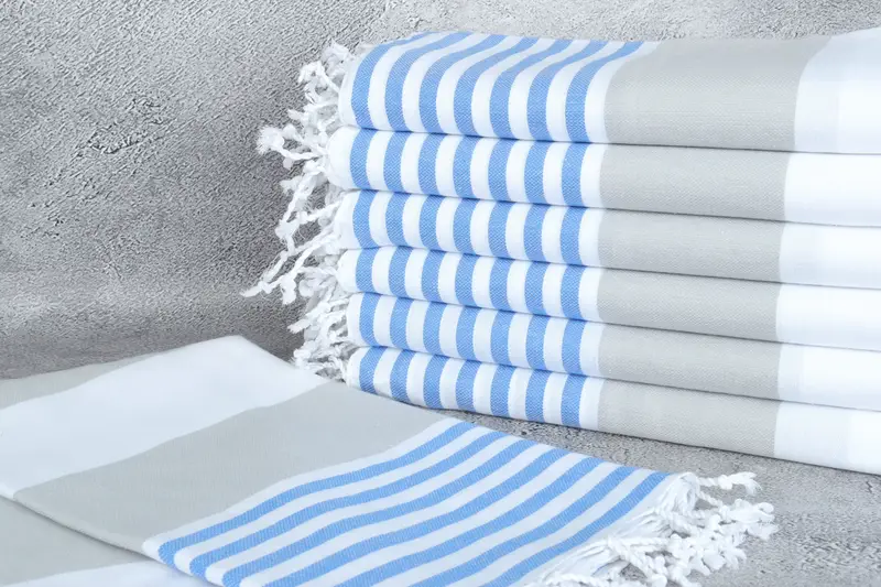 Personalized Towel, Grandma Gift, Luxury Beach Towel, Cotton towel, 70x40 Cotton Striped Towel, Turkish bath towel, Turkish Bath Towel USA - 2