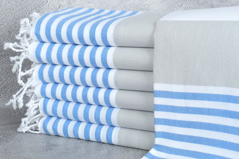 Personalized Towel, Grandma Gift, Luxury Beach Towel, Cotton towel, 70x40 Cotton Striped Towel, Turkish bath towel, Turkish Bath Towel USA - 1