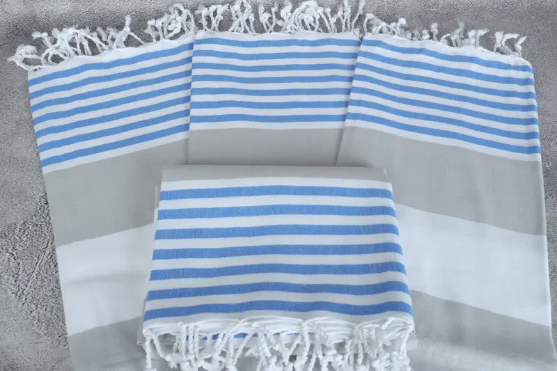 Personalized Towel, Grandma Gift, Luxury Beach Towel, Cotton towel, 70x40 Cotton Striped Towel, Turkish bath towel, Turkish Bath Towel USA - 4