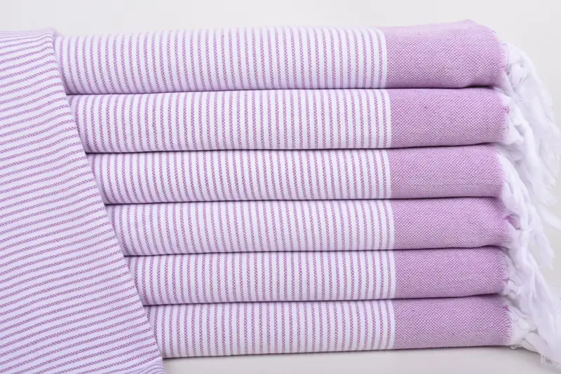 Bridesmaid Gift, Monogram Kitchen Towel, Personalized Dish Towel, Bridesmaid Favors, Monogrammed Hand Towel, Xmas Gifts, 40x18 Cotton Striped Towel - 1