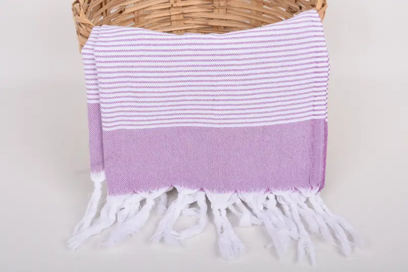 Bridesmaid Gift, Monogram Kitchen Towel, Personalized Dish Towel, Bridesmaid Favors, Monogrammed Hand Towel, Xmas Gifts, 40x18 Cotton Striped Towel - 5