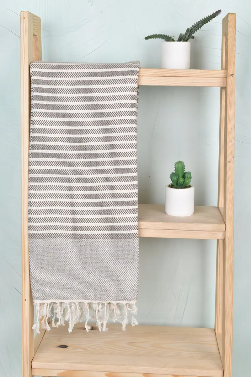 Wedding Gifts Towel, Bachelor Gifts, Bridemaids Beach Towel, 76x40 Cotton Striped Towel, Gym Towel, Gift For Best Friend, Absorbent Turkish towel - 8