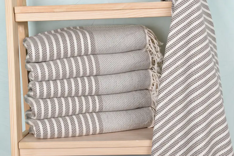 Wedding Gifts Towel, Bachelor Gifts, Bridemaids Beach Towel, 76x40 Cotton Striped Towel, Gym Towel, Gift For Best Friend, Absorbent Turkish towel - 2