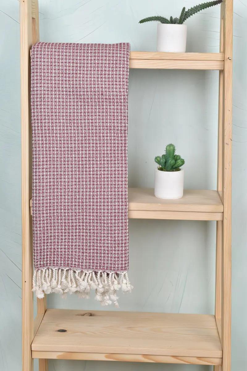 Lightweight Turkish towel, Quick-dry towel, 68x36 Cotton Waffle Towel, Eco-friendly Turkish peshtemal towel, Turkish Towel USA, Embroidery Towels - 8
