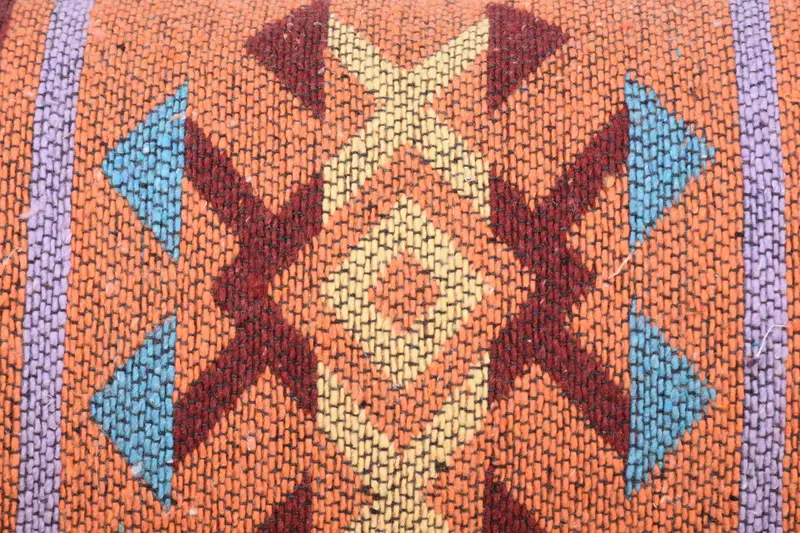 12x36 Orange Cushion Case, Customized Cushion Cover, Turkish Kilim Pillow, Pillow Case, Boho Pillow Sham Cover, Kilim Pillow - 3