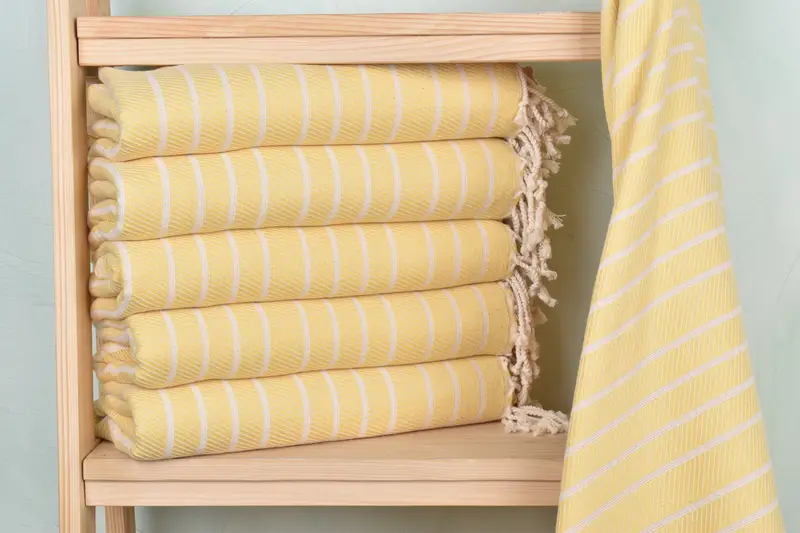 Personalized Towel, Gift For Bride, Spa Towel, Custom Wedding Gift, Peshtemal beach towel with unique design, Soft towel, 70x40 Bamboo Striped Towel - 2