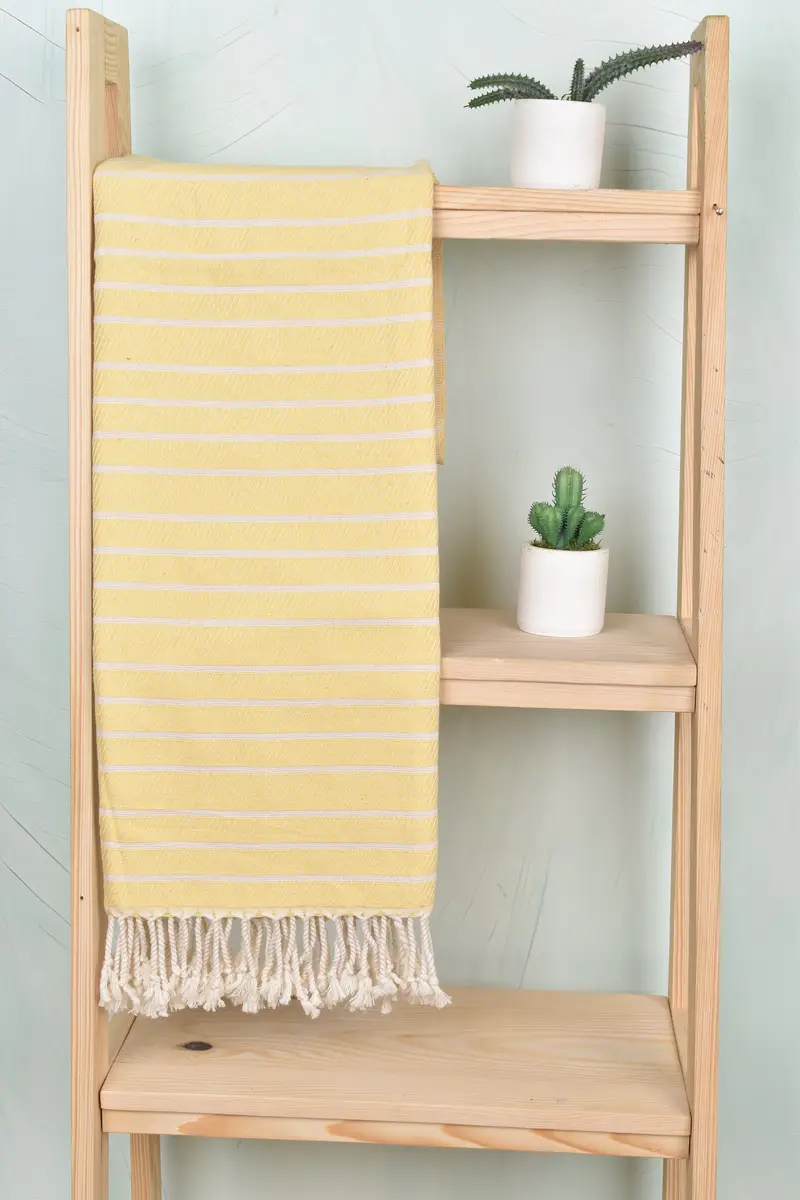 Personalized Towel, Gift For Bride, Spa Towel, Custom Wedding Gift, Peshtemal beach towel with unique design, Soft towel, 70x40 Bamboo Striped Towel - 8