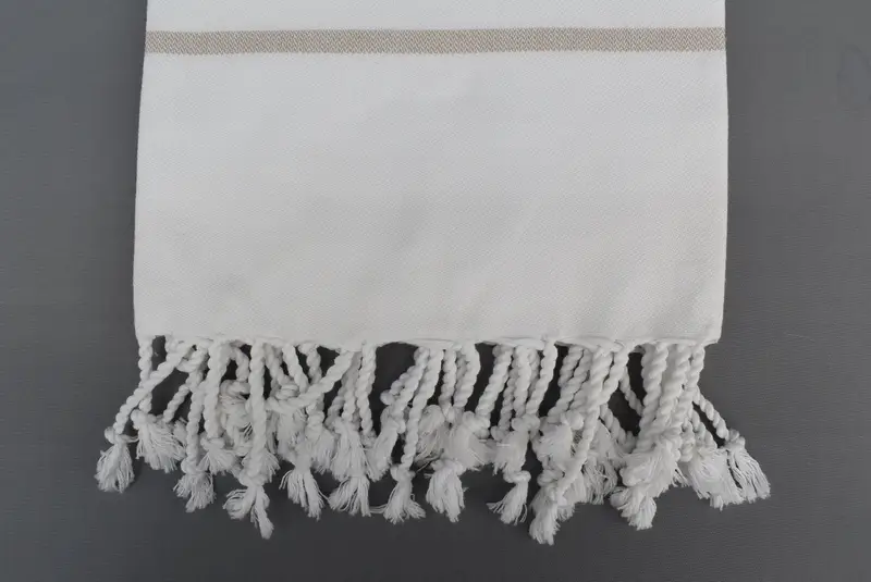 Decorative Towel, 70x40 Cotton Striped Towel, Lightweight Turkish towel, Embroidery Towel, Valentines Gift, Handmade Gift, Bachelorette Party Favors - 5