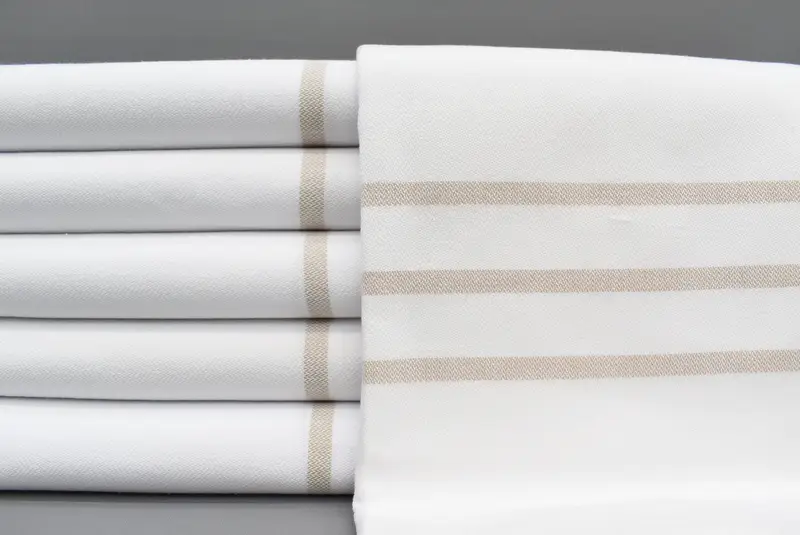 Decorative Towel, 70x40 Cotton Striped Towel, Lightweight Turkish towel, Embroidery Towel, Valentines Gift, Handmade Gift, Bachelorette Party Favors - 1