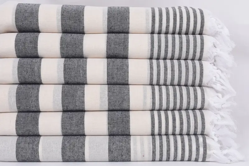 Bridal Shower Gift, 68x36 Cotton Striped Towel, Spa Towel, Gifts For Him, Turkish Towel Beach Towel, Unique Gift, Pool Towels, Wedding Gifts Towel - 3
