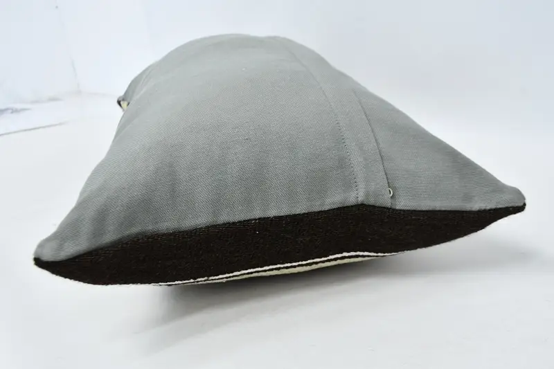 16x36 Brown Cushion Case, Kilim Cushion Sham, Pillow Case, Vintage Kilim Throw Pillow, Colorful Cushion Case, Natural Pillow Case, Kilim Pillow - 5