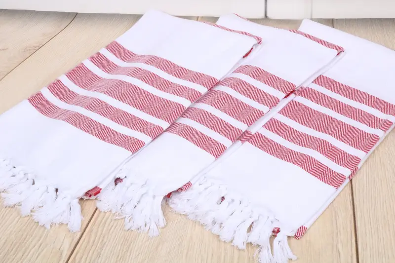 Memorial Gift, Personalized Wedding Gift, Guest Towel, Bachelorette Party Gifts, Luxury Beach Towel, Quick-dry towel, 70x40 Cotton Herringbone Towel - 6