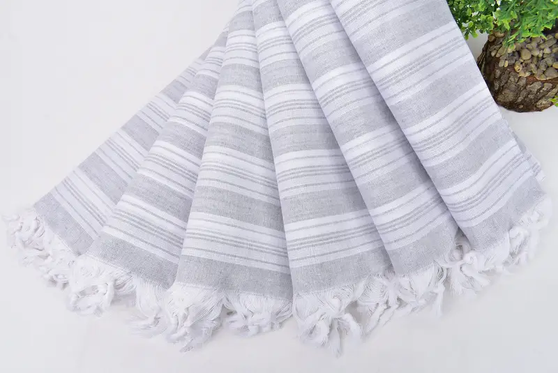 Absorbent towel, 70x40 Cotton Striped Towel, Memorial Gift, Gift For The Home Decor, Turkish hand towel, Custom Towel, Gift For Wedding Day - 4
