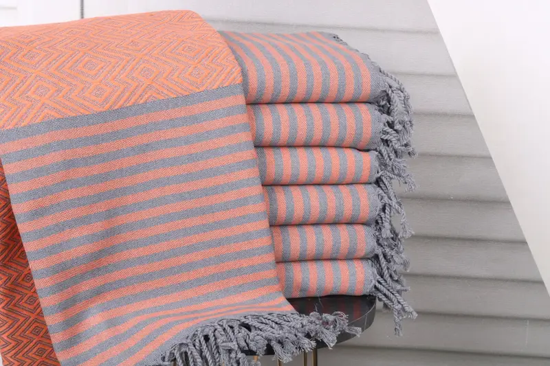 Personalized Gift For Him, Turkish beach towel, Turkish Towel Bulk, 70x40 Cotton Diamond Towel, Personalized Gifts, Absorbent Turkish towel - 1