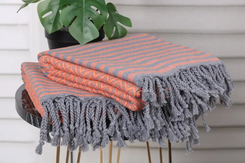 Personalized Gift For Him, Turkish beach towel, Turkish Towel Bulk, 70x40 Cotton Diamond Towel, Personalized Gifts, Absorbent Turkish towel - 3