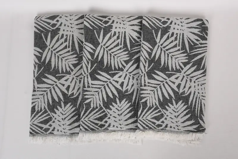 Anniversary Gift For Her, Beach towel, Bachelorette Gifts, 64x40 Cotton Floral Patterned Towel, Turkish beach towel with fringe, Gift For Him - 8