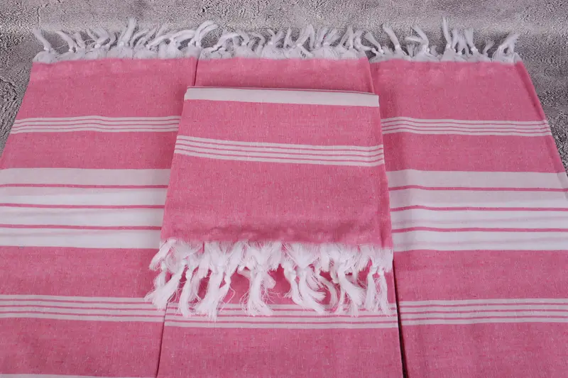 Bride Gift, Turkish Towel USA, 68x36 Cotton Striped Towel, Fringed Turkish peshtemal beach towel USA, Turkish bath towel, Bachelorette Party Gifts - 4