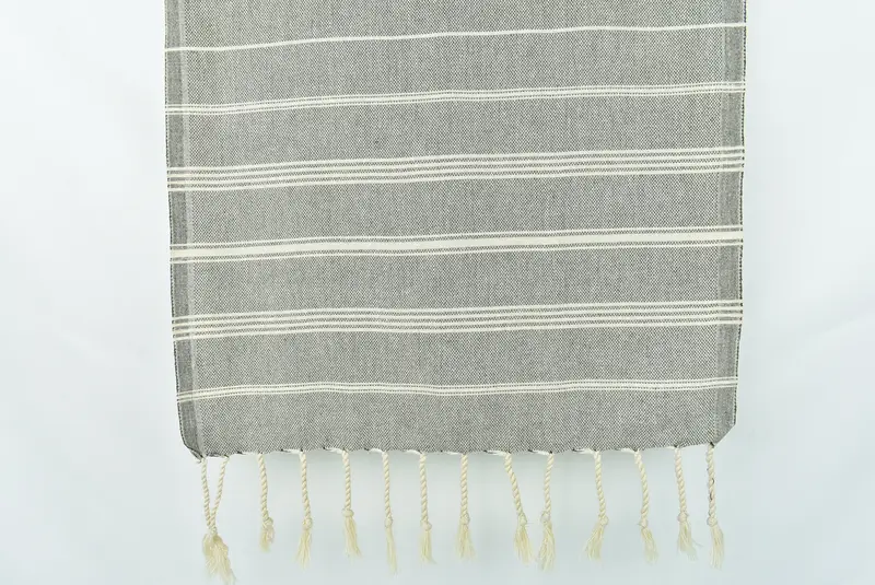 Toalla de mano con monograma, toalla de mano turca, toalla de mano personalizada, regalo para el día de la boda, regalo de bebé, toalla a rayas de algodón de 38x24, regalo para él - 8
